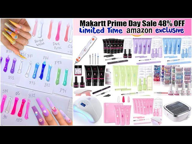 MAKARTT HUGE HAUL! Unbox & Swatch Classic Makartt POLYGEL KITS, E File, DUST COLLECTOR, UV LED Lamp