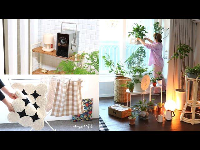 SUB) Transforming a small, narrow veranda. / Introducing Pretty Korean products. / Korean VLOG.