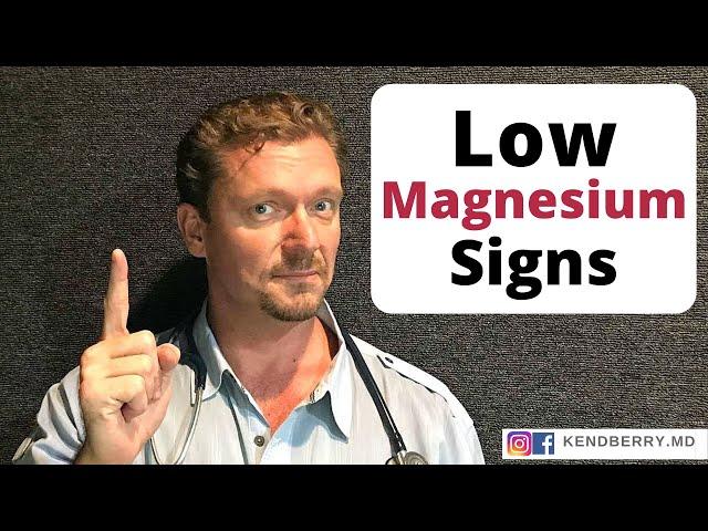 MAGNESIUM Deficiency: 9 Signs You Should Know - 2024