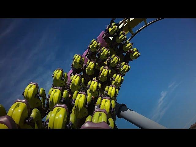 Medusa - Six Flags Discovery Kingdom - Back Row (4K HD POV) - November 2022