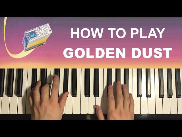 Alison - Golden Dust (Piano Tutorial Lesson)