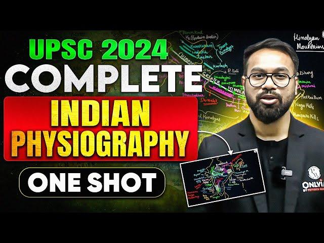 Indian Physiography FULL Chapter | Udaan Geography Chapter 5 | OnlyIAS