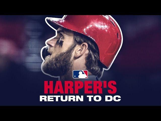 Harper's EPIC return to D.C. (boos, HR, bat flip and more)