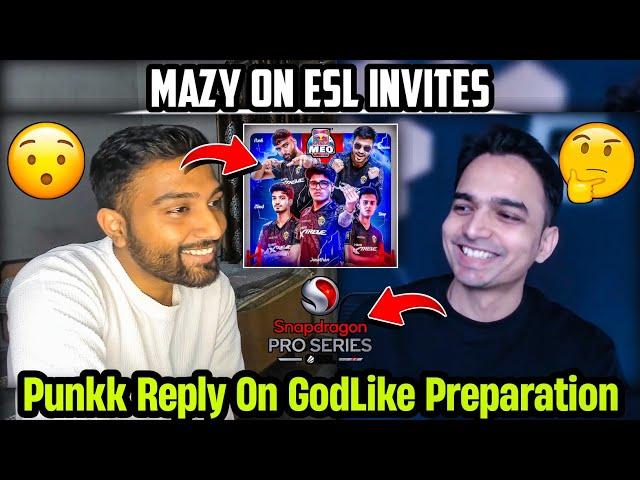 Punkk React on GodLike Comeback in Redbull MEO Mazy on ESL Bgmi Tournament Invited Teams