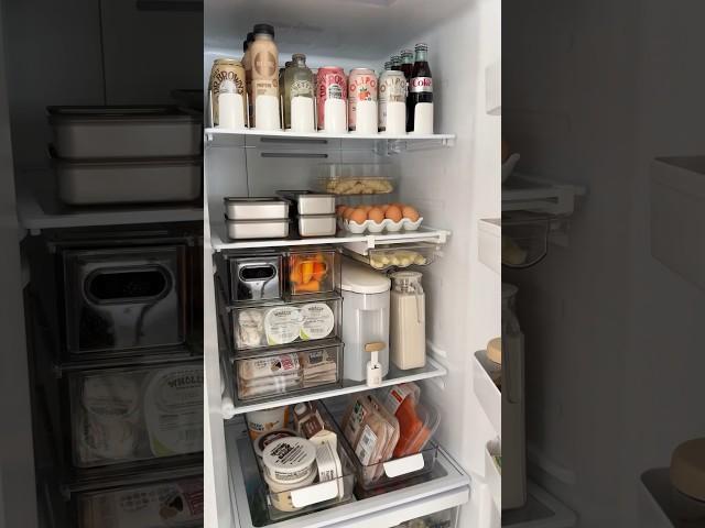 Let’s restock the fridge  #fridge #organizedhome #fridgeorganization #amazonfinds #amazon