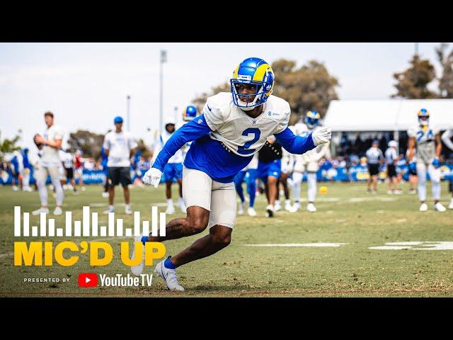 What Do Cornerbacks In The NFL Talk About? Take A Look | CB Troy Hill Mic'd Up At Rams Training Camp