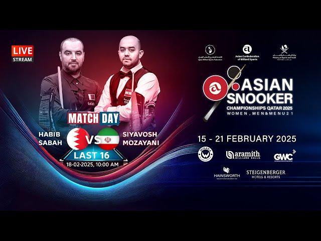 ASIAN SNOOKER CHAMPIONSHIP QATAR 2025