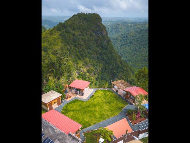 Acaba de Abrir  Cabaña Rustica en Tope de Montaña  con 2 Miradores Increibles 🪜 y Escaleras al P