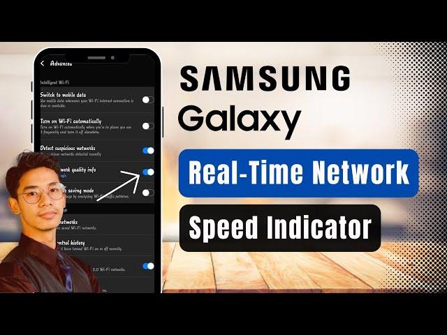 How to Display Real-Time Network Speed Indicator on Samsung Phone !