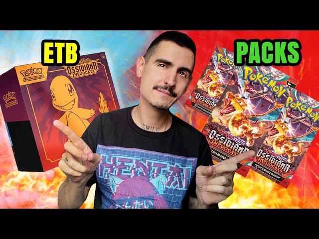 OSSIDIANA INFUOCATA WAR!  ETB vs PACKS