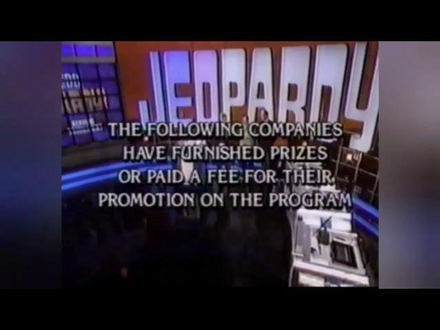 Jeopardy! Full Credit Roll (7/13/93) With (Jeopardy! Ultimate Tournament Of Champions (2005) Cues