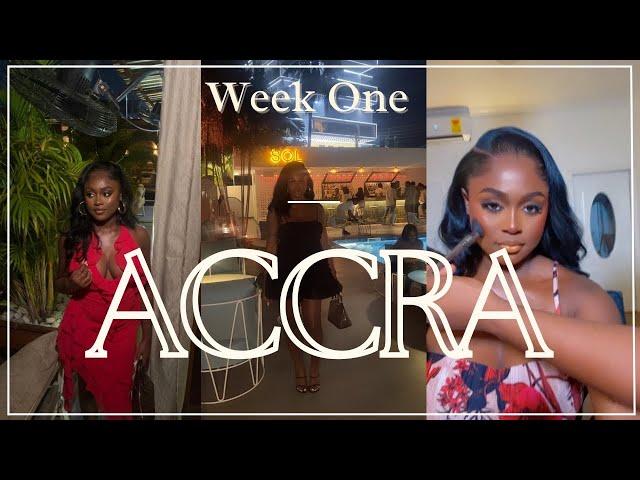 GHANA VLOG: A recap of my first week in Ghana! What's New in Accra? Part One