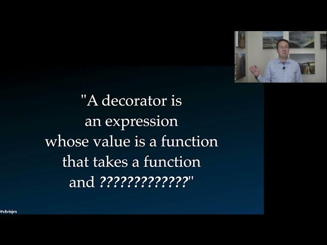 "On the Use and Misuse of Decorators" - Christopher Neugebauer (PyConline AU 2021)