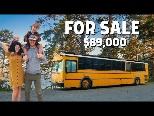 Tour Our Beautiful Bus Conversion that Could Be Yours