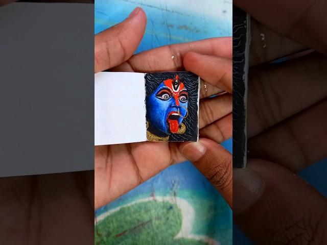 Ma Kali drawing on Mini Drawing Book// #shorts #painting #drawing #kali