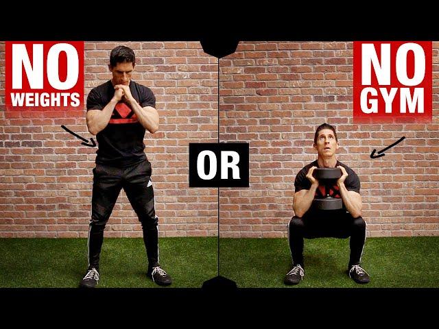 Killer Home Leg Workout (BODYWEIGHT or DB!)