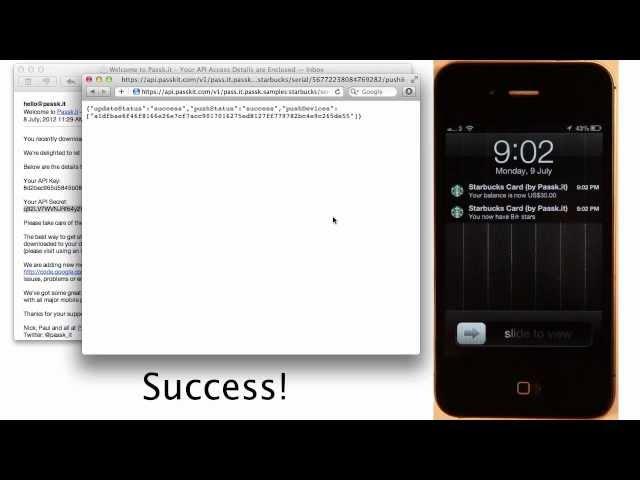How to push Passbook updates to the iPhone lock screen using the PassKit API (iOS6)
