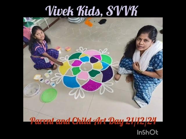 Parent and Child Art Day @ Vivek Kids, SVVK