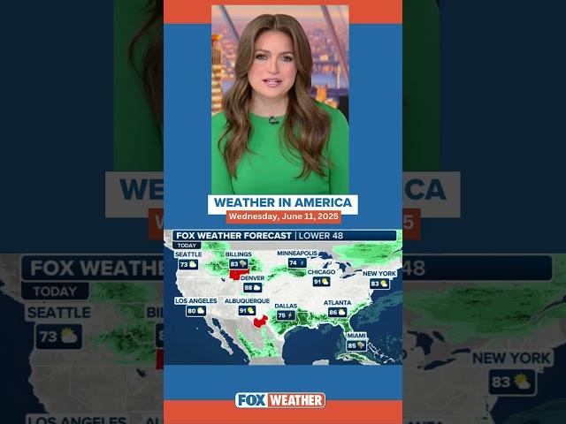 Weather in America: June 11, 2025
