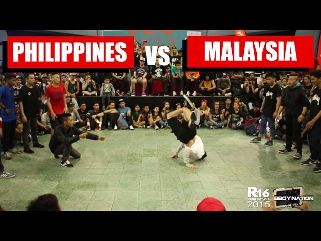 Philippine vs Malaysia | Top 4 | Crew battle | R16 South East Asia 2015 | Bboynation