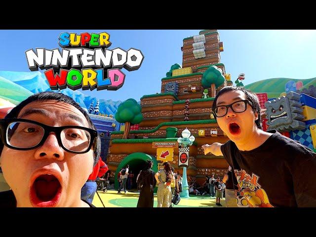 VIRGIN VISITS SUPER NINTENDO WORLD