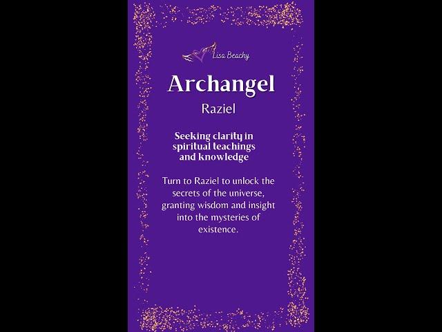  Calling all seekers of spiritual wisdom!  Archangel Raziel is here to help you gain clarity...