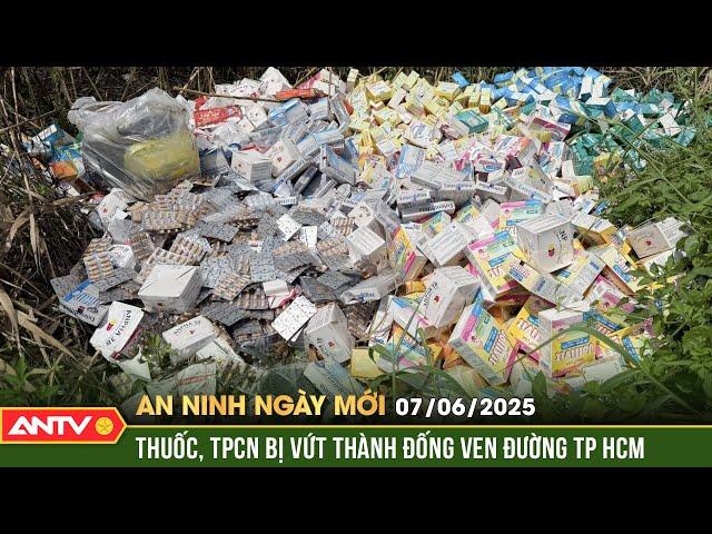 Khẩn trương điều tra vụ thực phẩm chức năng bị đổ trộm la liệt ở TP.HCM | An ninh ngày mới ngày 7/6