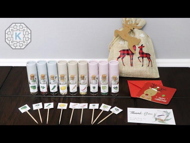 2022 Christmas Gift Set: Korean Vegetable Seeds | koreanescent