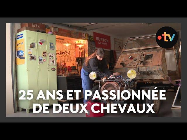 Automobile : à 25 ans, elle est passionnée de 2 CV et les restaure