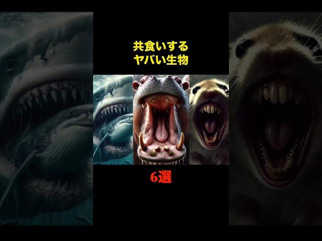 共食いするヤバい生物６選 #動物 #雑学 #共食い