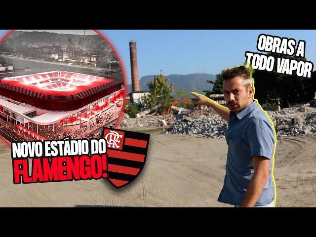 FUI NO TERRENO DO NOVO ESTÁDIO DO FLAMENGO!