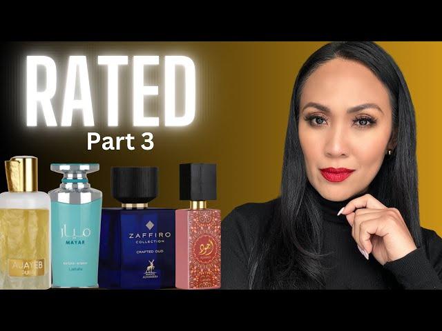 RATING NEW & VIRAL Middle Eastern Perfumes part 3| Arabic Perfume Review