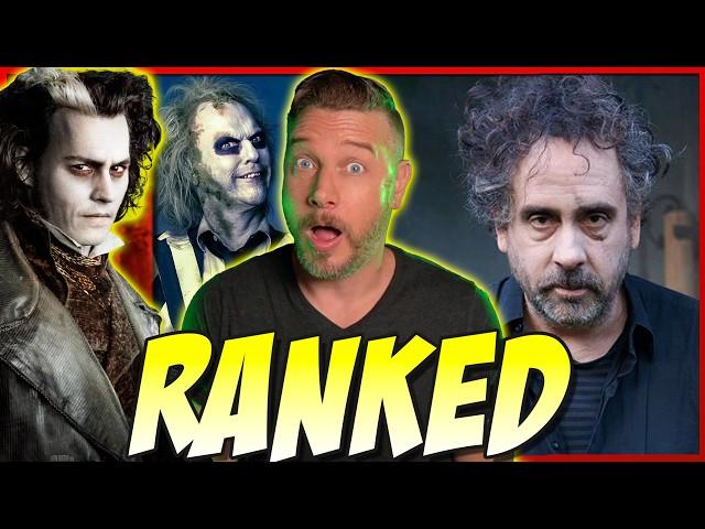 Every Tim Burton Movie Ranked (Pee Wee to Beetlejuice Beetlejuice)