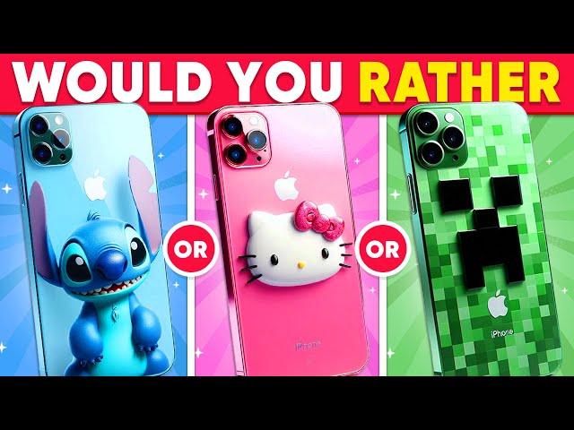 Would You Rather - Build Your LUXURY Dream World  Quiz Galaxy