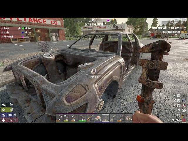 Damaddok82 and crew are playing seven days to die alpha 21 multiplayer! Part 2