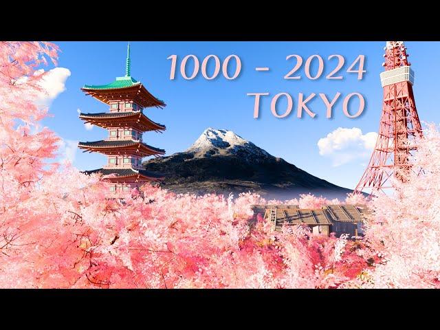 EVOLUTION of Tokyo 1000-2024 | 3D Animation | 東京