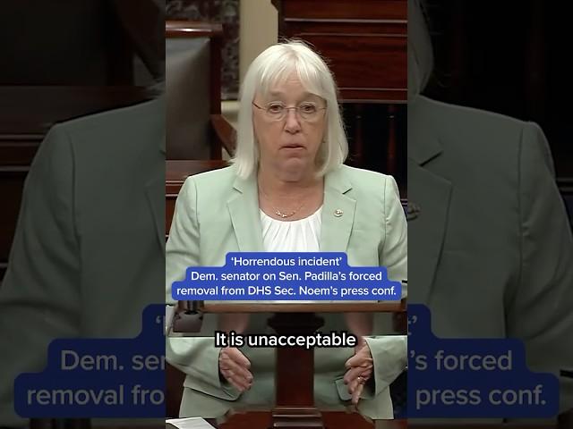'Horrendous incident' Dem. senator on Sen. Padilla's forced removal from DHS Sec. Noem's press conf.