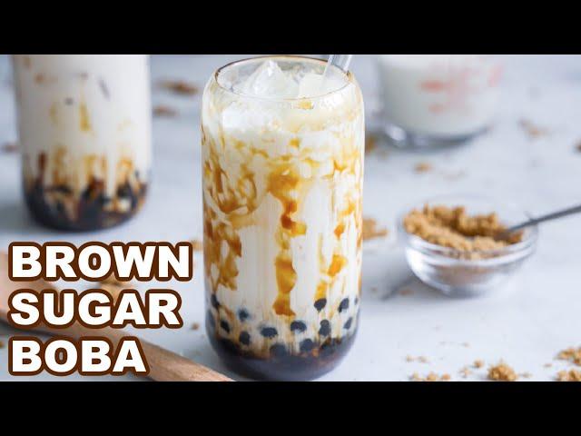  EASY Brown Sugar Boba (Milk Tea)