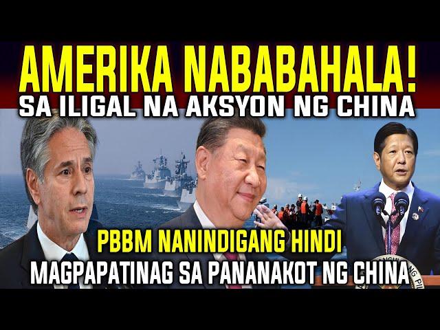 US NAGPAHAYAG NG PAGKABAHALA SA ILIGAL NA AKSYON NG CHINA PBBM HINDI MAGPAPATINAG SA PANANAKOT NG CH