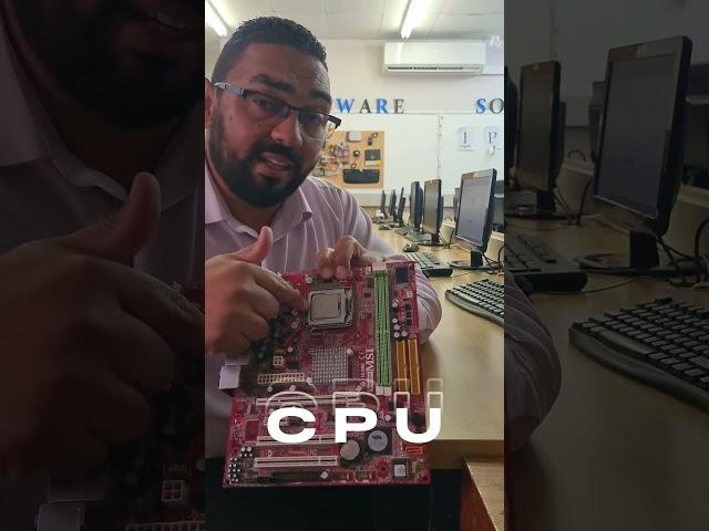Computer Components - Part 1 The Motherboard #shorts #computer #computerknowledge #education