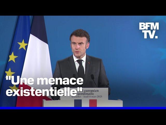 Conseil européen: la conférence de presse d'Emmanuel Macron en intégralité