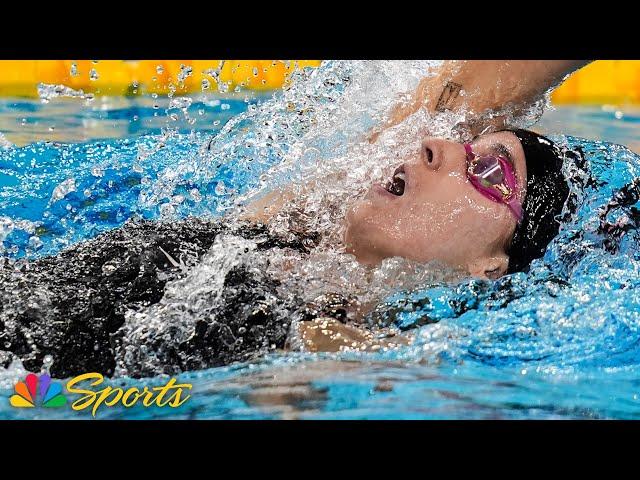 Regan Smith SCORCHES 100 back for World Cup record in Shanghai | NBC Sports