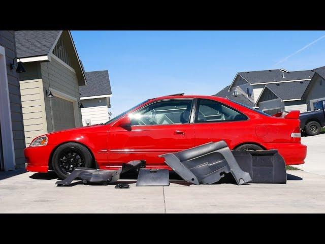 Junkyard Haul of CLEAN Parts for the Civic Project!