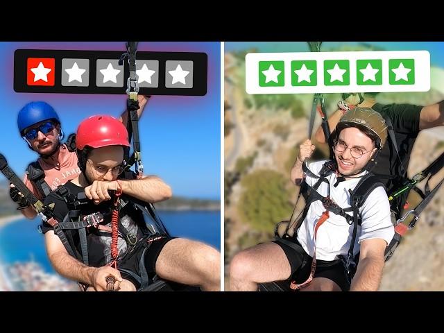 1-Stern VS 5-Sterne Paragliding Flug