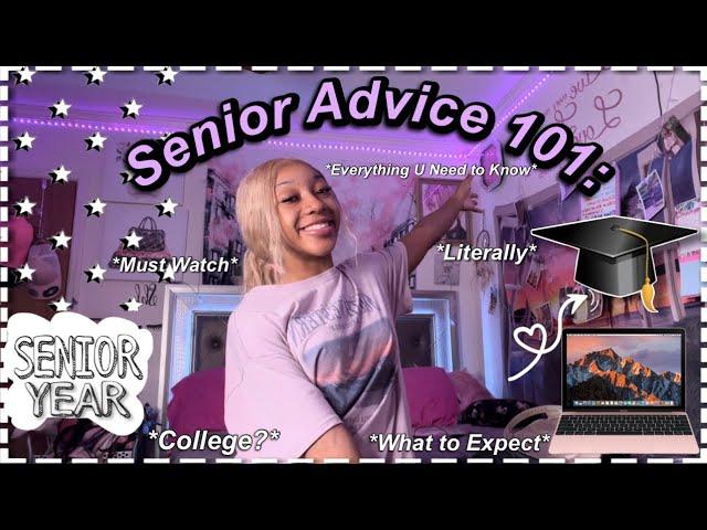 SENIOR ADVICE: From a recent high school grad ( What to expect, College + More)