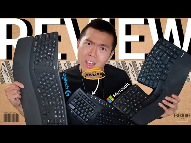 BEST Ergonomic Keyboards on Amazon?! (Ergo K860 vs Microsoft Sculpt vs Perixx Periboard-512)