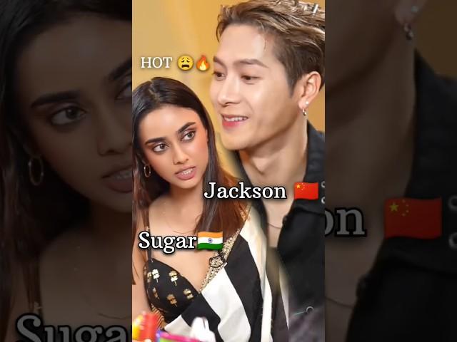 Jackson meet Sakshma  #jacksonwang #sakshmasrivastav #sakshma#jackson #kpop#kpopidols#edits#got7#V