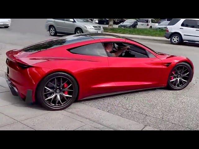 Tesla Roadster Crazy Acceleration!!!