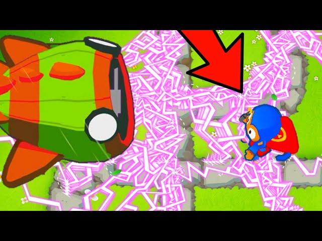 *NEW* Max Tier BLOONARIUS Boss VS RANDOM PROJECTILES! (Bloons TD 6 Update Mods)