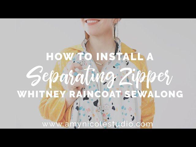 How to Install a Separating Zipper